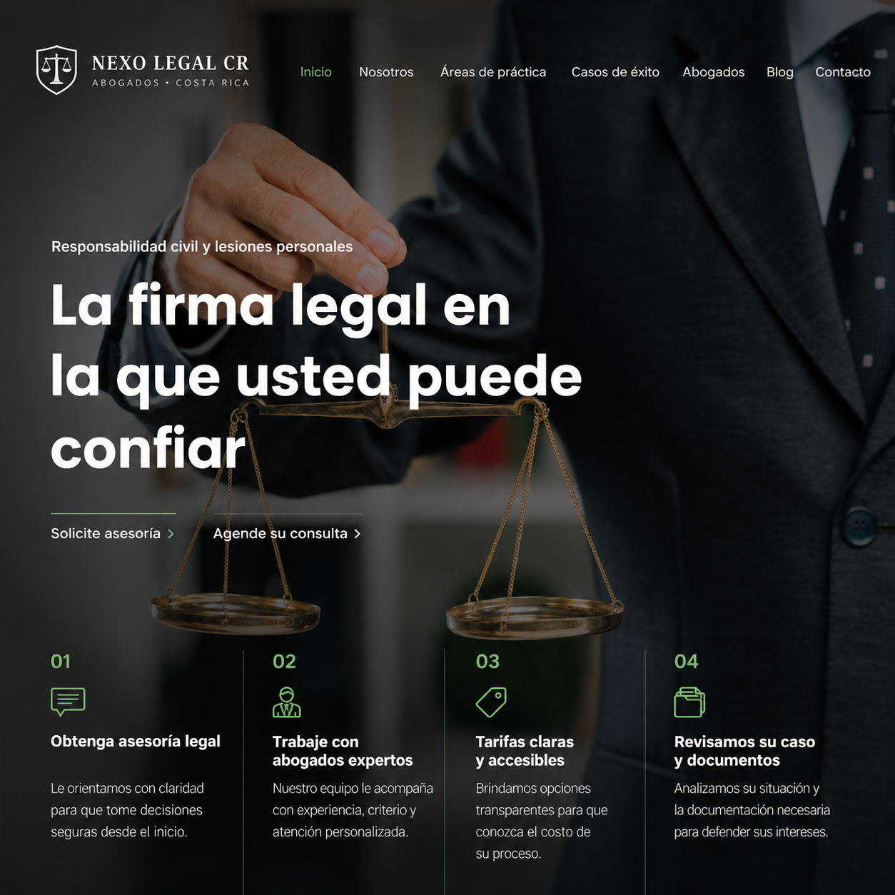 Demo de sitio para abogado