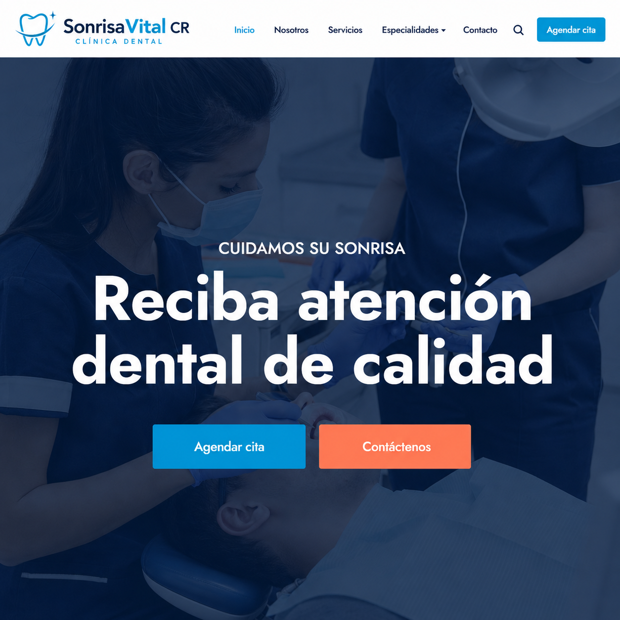 Demo de sitio para clinica dental